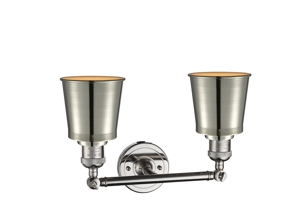 Innovations - 208-PN-M9-LED - LED Bath Vanity - Franklin Restoration - Polished Nickel