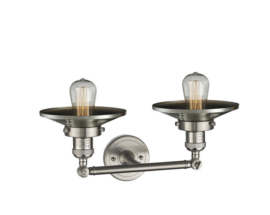 Innovations - 208-SN-M2-LED - LED Bath Vanity - Franklin Restoration - Brushed Satin Nickel