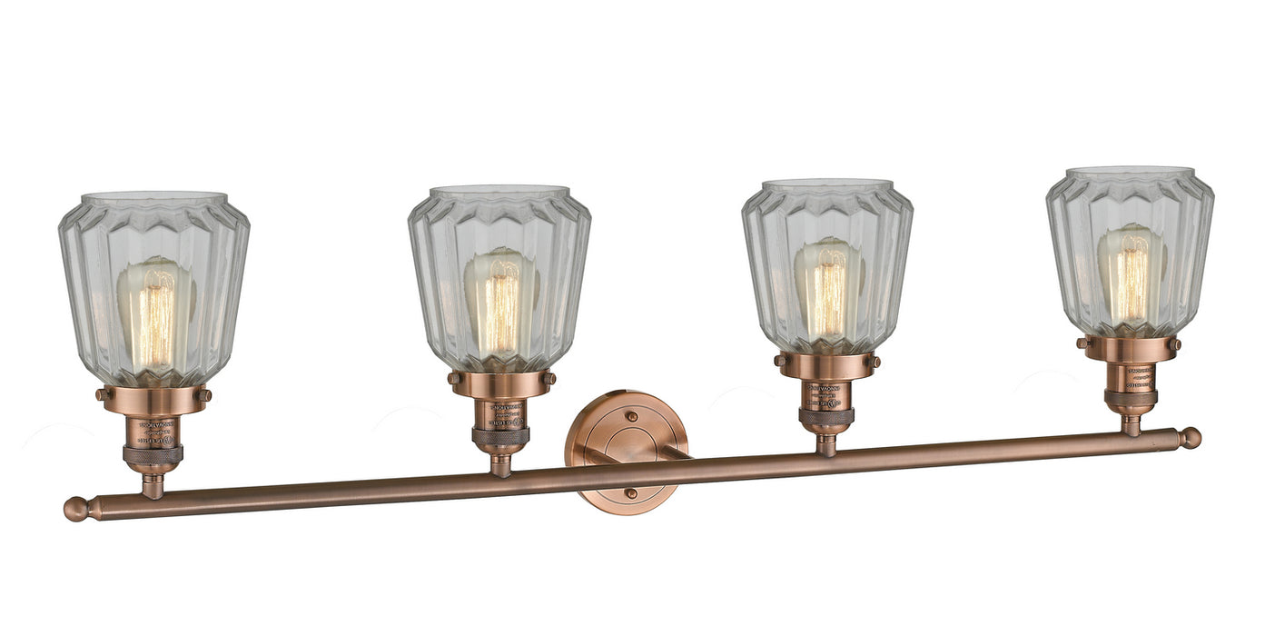 Innovations - 215-AC-G142-LED - LED Bath Vanity - Franklin Restoration - Antique Copper