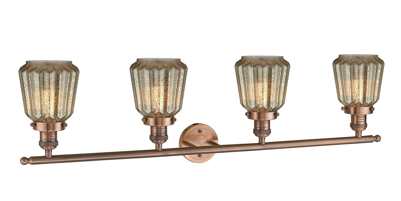 Innovations - 215-AC-G146-LED - LED Bath Vanity - Franklin Restoration - Antique Copper