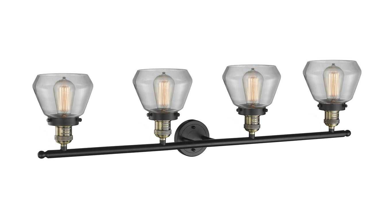 Innovations - 215-BAB-G172 - Four Light Bath Vanity - Franklin Restoration - Black Antique Brass