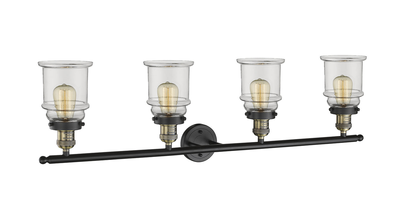 Innovations - 215-BAB-G182 - Four Light Bath Vanity - Franklin Restoration - Black Antique Brass