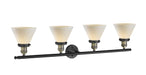 Innovations - 215-BAB-G41 - Four Light Bath Vanity - Franklin Restoration - Black Antique Brass