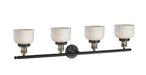 Innovations - 215-BAB-G71 - Four Light Bath Vanity - Franklin Restoration - Black Antique Brass