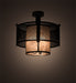 Three Light Semi-Flushmount-Semi-Flush Mts.-Meyda Tiffany-Lighting Design Store