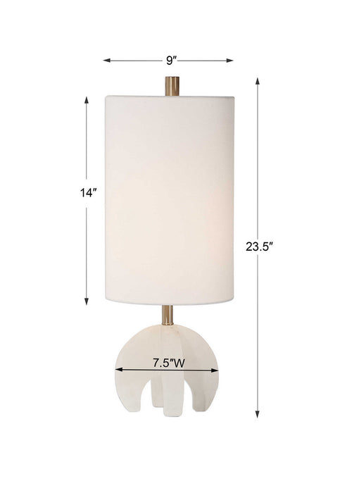 Uttermost - 29633-1 - One Light Buffet Lamp - Alanea - Brushed Nickel