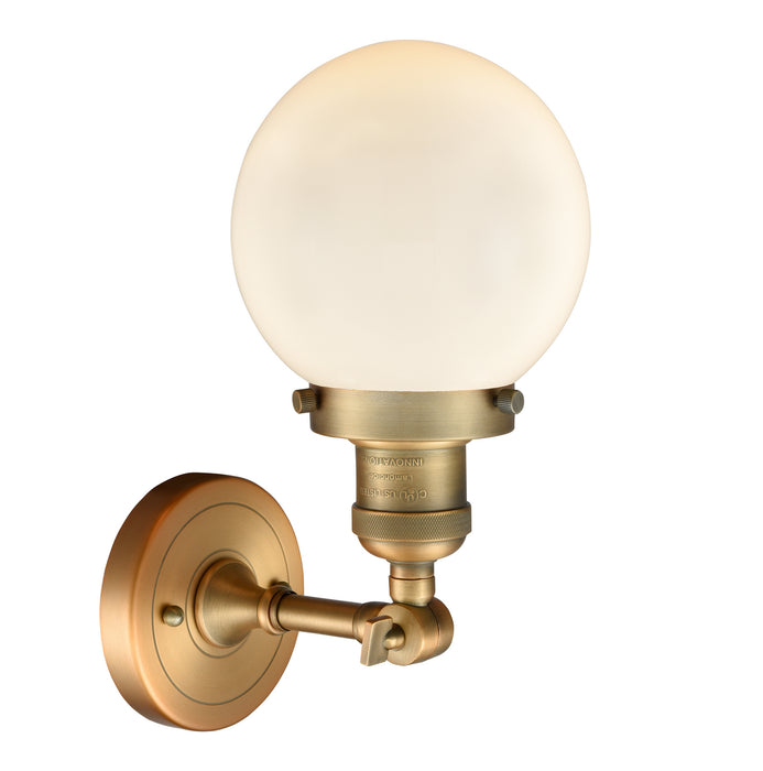 Innovations - 203-BB-G201-6-LED - LED Wall Sconce - Franklin Restoration - Brushed Brass