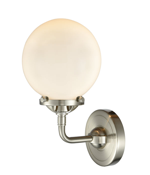 Innovations - 284-1W-SN-G201-6-LED - LED Wall Sconce - Nouveau - Brushed Satin Nickel