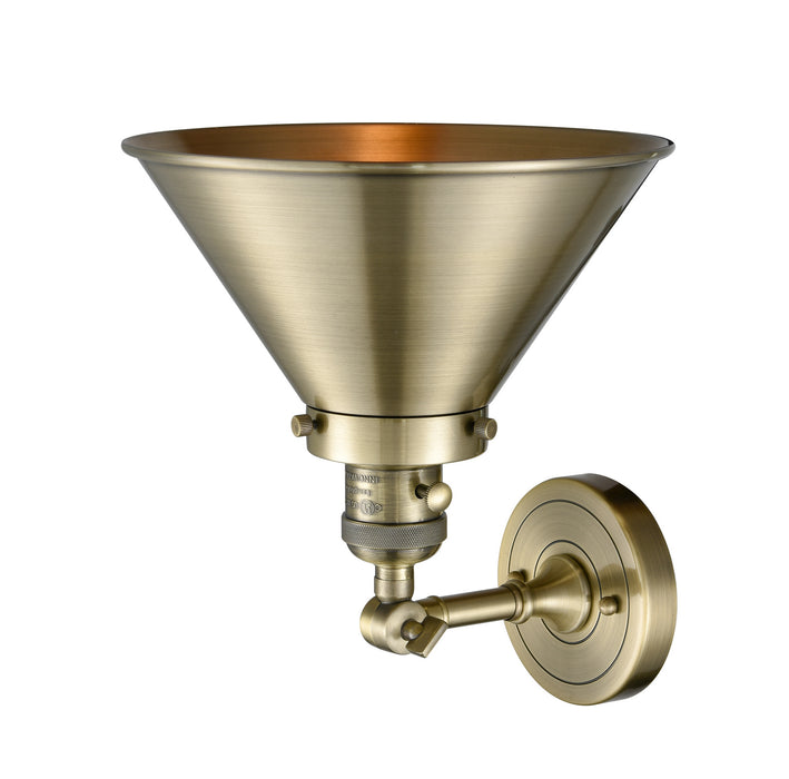 Innovations - 203SW-AB-M10-AB - One Light Wall Sconce - Franklin Restoration - Antique Brass