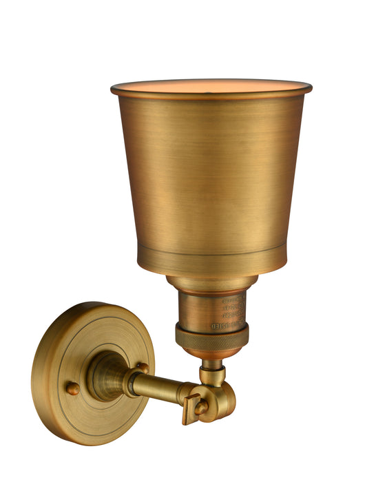 Innovations - 203-BB-M9-BB - One Light Wall Sconce - Franklin Restoration - Brushed Brass