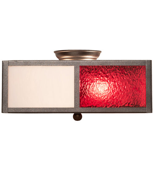 Two Light Flushmount-Flush Mounts-Meyda Tiffany-Lighting Design Store