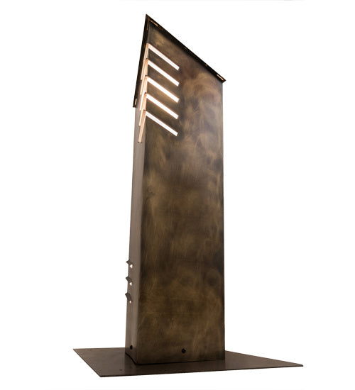 Four Light Bollard-Exterior-Meyda Tiffany-Lighting Design Store