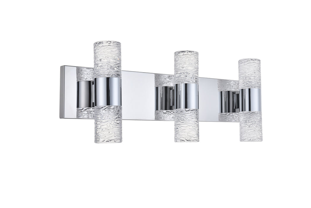 Vega LED Wall Sconce-Bathroom Fixtures-Elegant Lighting-Lighting Design Store