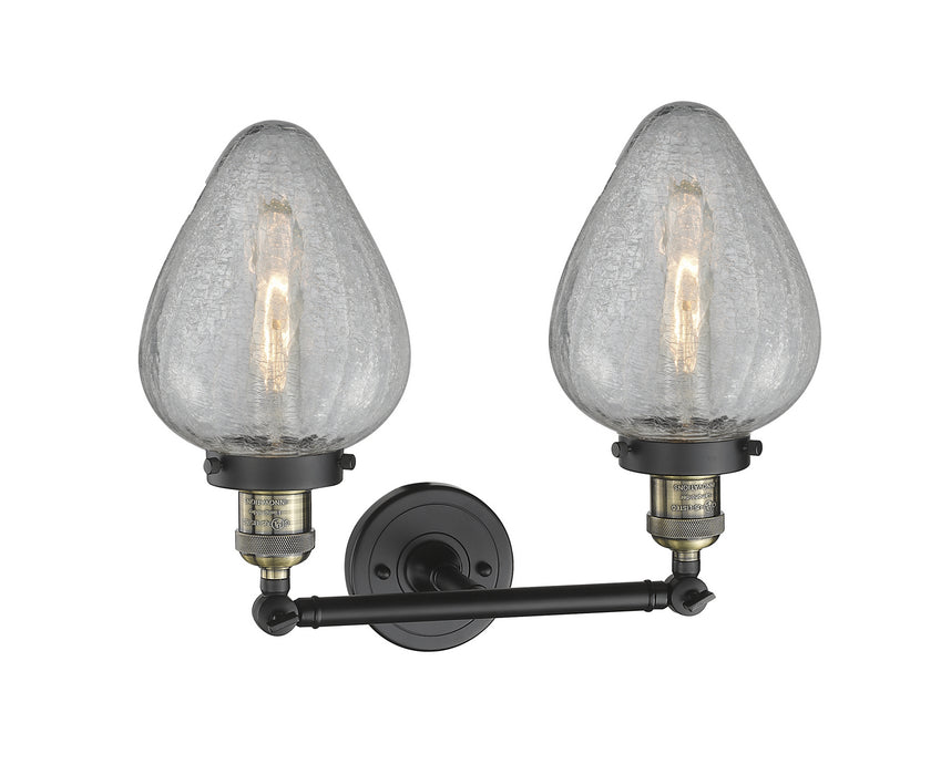 Innovations - 208-BAB-G165 - Two Light Bath Vanity - Franklin Restoration - Black Antique Brass