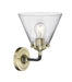 Innovations - 284-1W-BAB-G42 - One Light Wall Sconce - Nouveau - Black Antique Brass