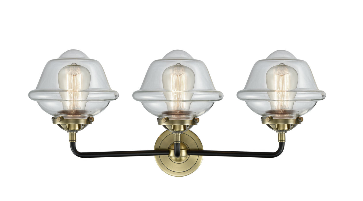 Innovations - 284-3W-BAB-G532-LED - LED Bath Vanity - Nouveau - Black Antique Brass
