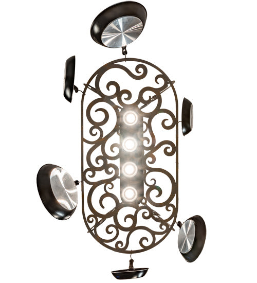 Four Light Pot Rack-Linear/Island-Meyda Tiffany-Lighting Design Store