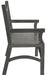 Currey and Company - 2000-0011 - Bench - Dark Gray/Faux Bois