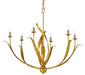Menefee Chandelier-Mid. Chandeliers-Currey and Company-Lighting Design Store