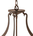 Meyda Tiffany - 117721 - Three Light Pendant - Focus - Rust