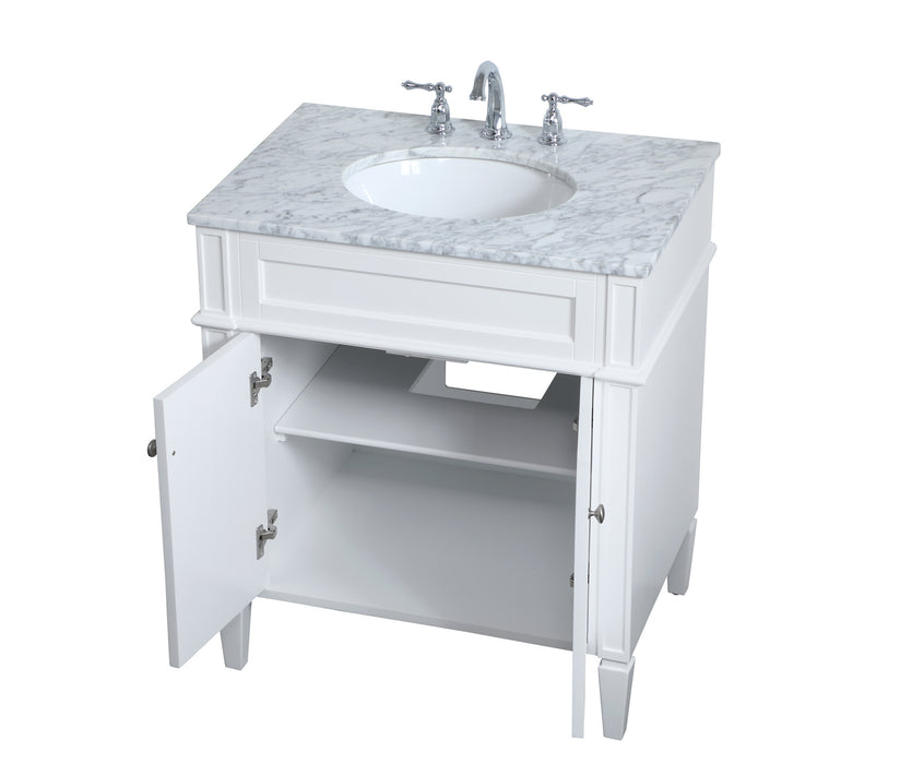 Park Avenue Single Bathroom Vanity-Plumbing-Elegant Lighting-Lighting Design Store