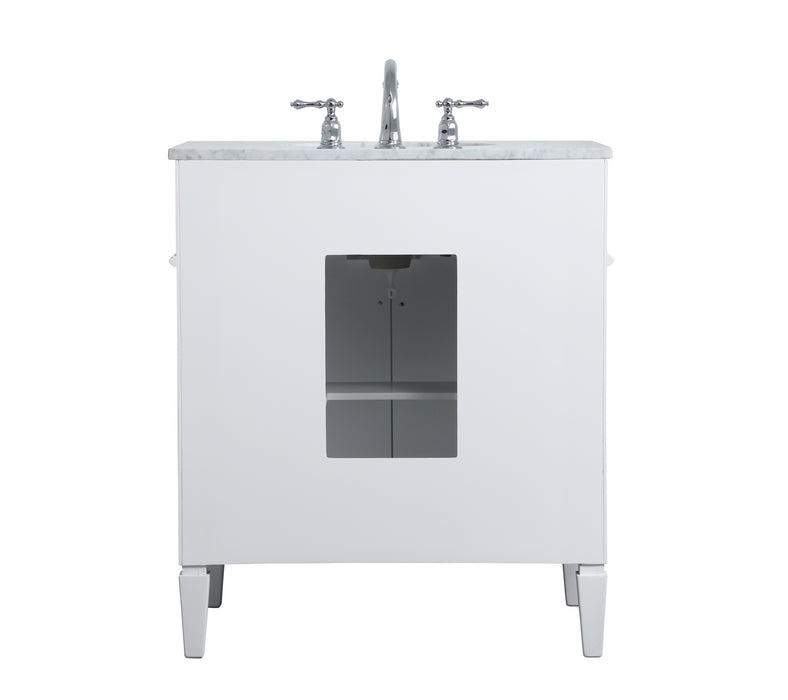 Park Avenue Single Bathroom Vanity-Plumbing-Elegant Lighting-Lighting Design Store