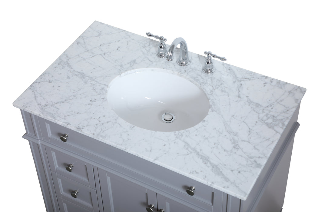 Park Avenue Single Bathroom Vanity-Plumbing-Elegant Lighting-Lighting Design Store