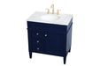 Park Avenue Single Bathroom Vanity-Plumbing-Elegant Lighting-Lighting Design Store