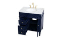 Park Avenue Single Bathroom Vanity-Plumbing-Elegant Lighting-Lighting Design Store