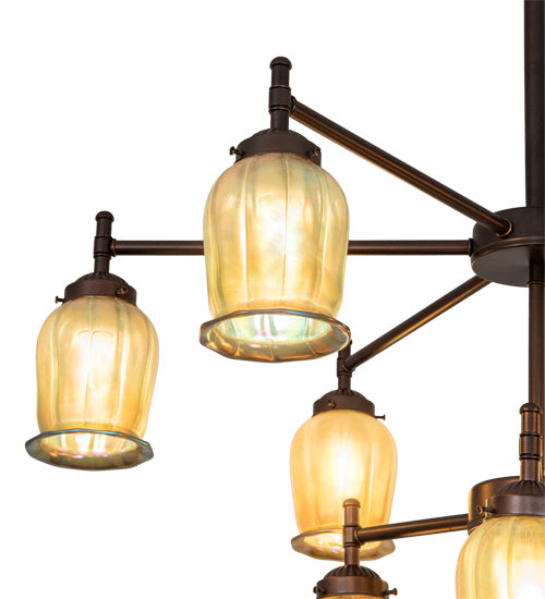 Nine Light Chandelier-Large Chandeliers-Meyda Tiffany-Lighting Design Store