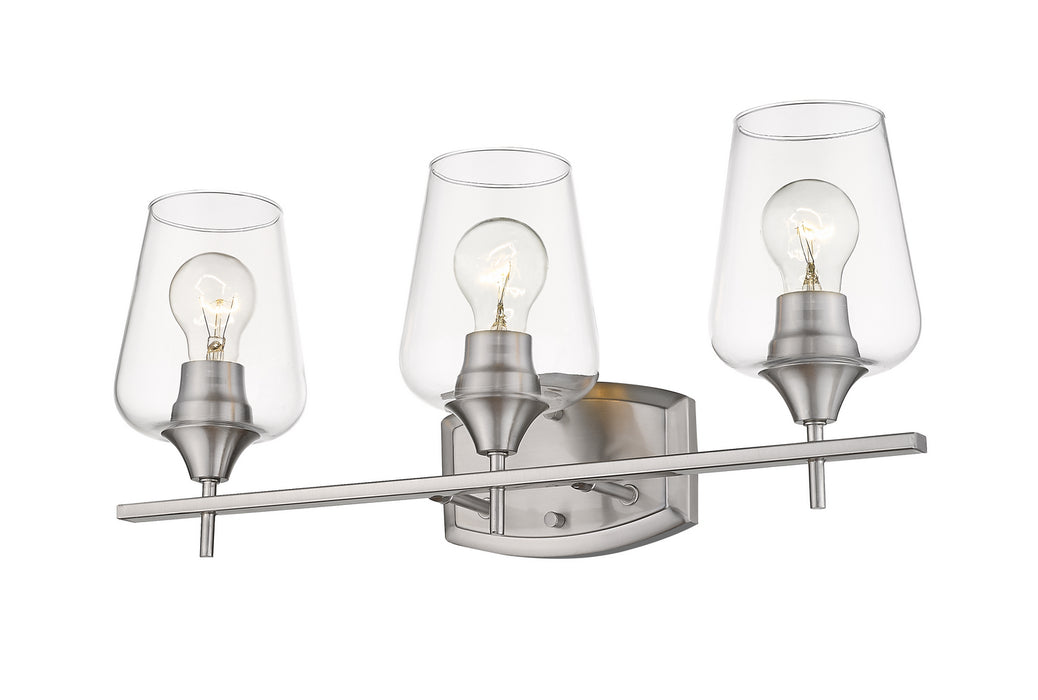 Z-Lite - 473-3V-BN - Three Light Vanity - Joliet - Brushed Nickel ...