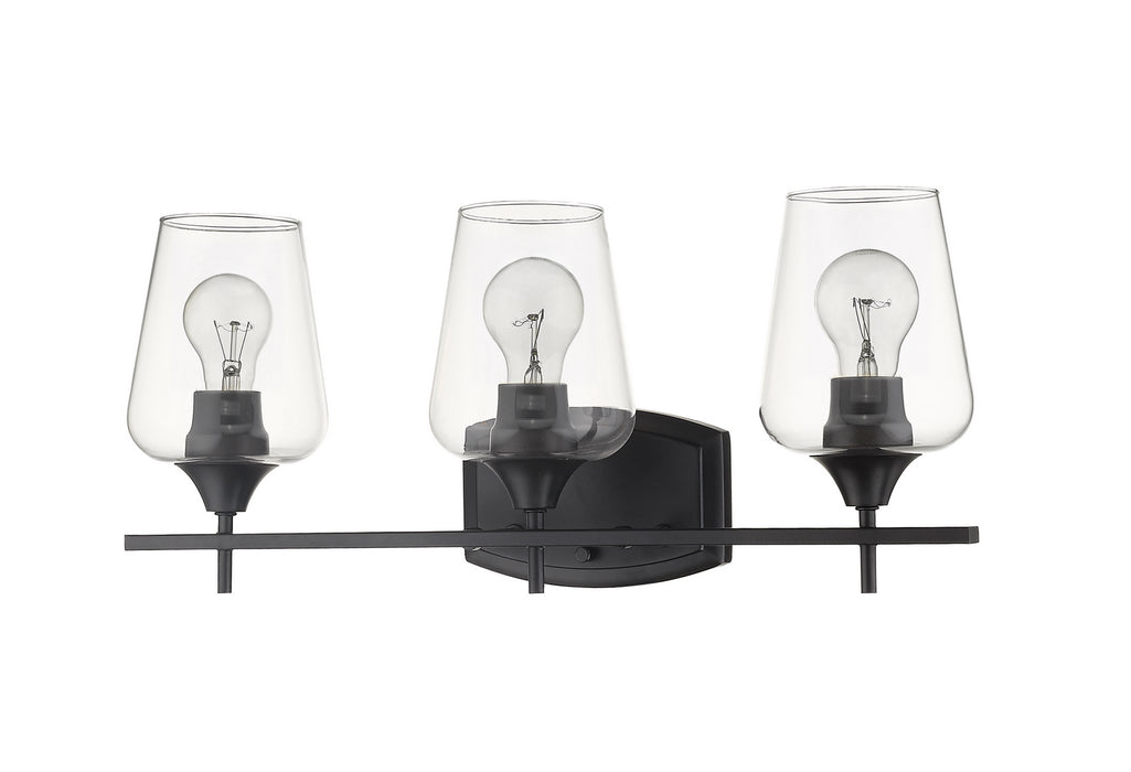 Z-Lite - 473-3V-MB - Three Light Vanity - Joliet - Matte Black