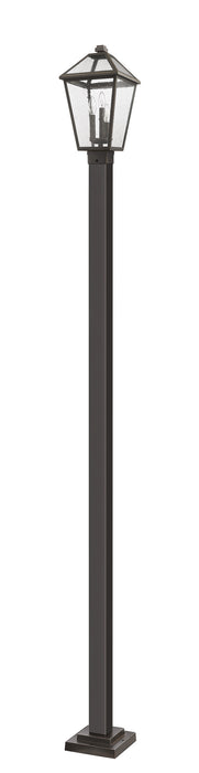Z-Lite - 579PHBS-536P-ORB - Three Light Outdoor Post Mount - Talbot - Oil Rubbed Bronze