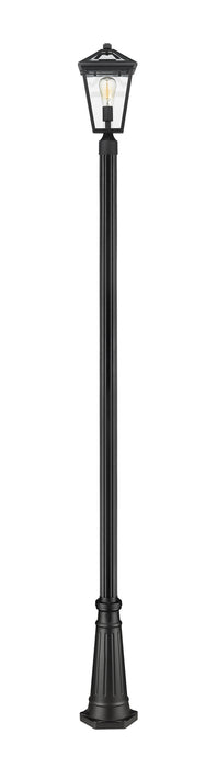 Z-Lite - 579PHMR-519P-BK - One Light Outdoor Post Mount - Talbot - Black