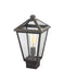 Z-Lite - 579PHMS-ORB - One Light Outdoor Post Mount - Talbot - Oil Rubbed Bronze