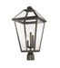 Z-Lite - 579PHXLR-ORB - Three Light Outdoor Post Mount - Talbot - Oil Rubbed Bronze