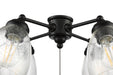 Craftmade - LK401105-FB-LED - LED Fan Light Kit - 4 Arm Light Kit - Flat Black