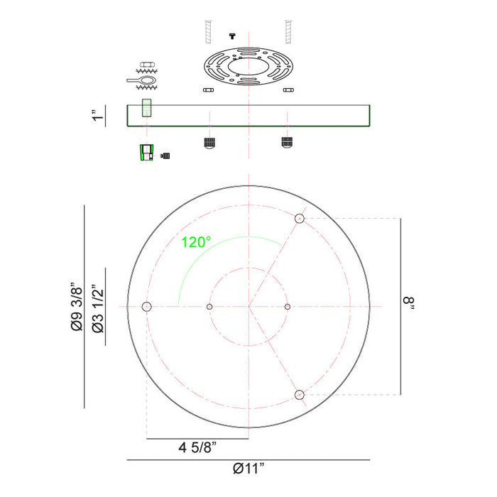 Matteo Lighting - CP0103WH - Ceiling Canopy - Multi Ceiling Canopy (Line Voltage) - White