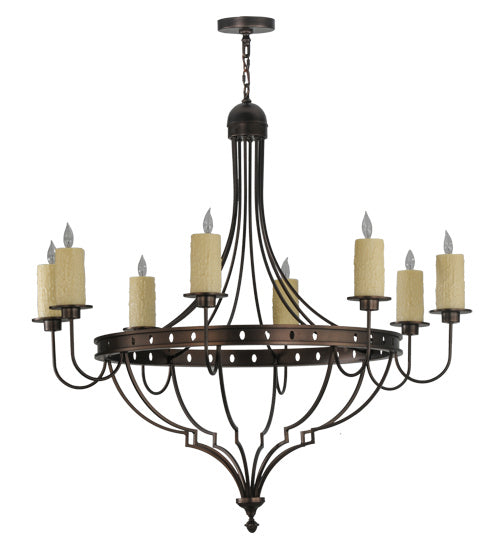 Eight Light Chandelier-Large Chandeliers-Meyda Tiffany-Lighting Design Store