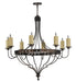 Eight Light Chandelier-Large Chandeliers-Meyda Tiffany-Lighting Design Store