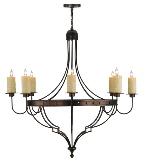 Eight Light Chandelier-Large Chandeliers-Meyda Tiffany-Lighting Design Store