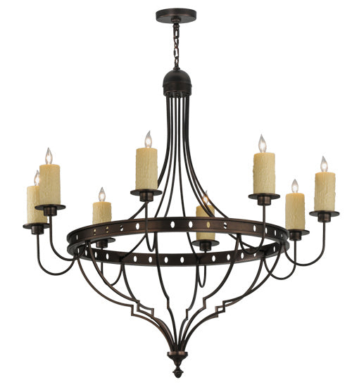 Eight Light Chandelier-Large Chandeliers-Meyda Tiffany-Lighting Design Store