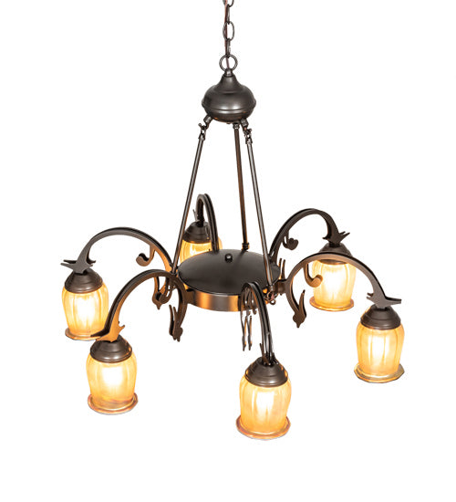 Six Light Chandelier-Mid. Chandeliers-Meyda Tiffany-Lighting Design Store