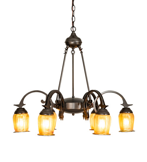 Six Light Chandelier-Mid. Chandeliers-Meyda Tiffany-Lighting Design Store