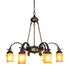 Six Light Chandelier-Mid. Chandeliers-Meyda Tiffany-Lighting Design Store