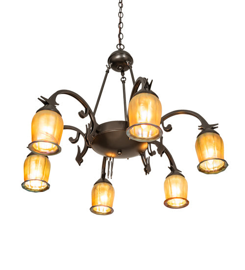 Six Light Chandelier-Mid. Chandeliers-Meyda Tiffany-Lighting Design Store