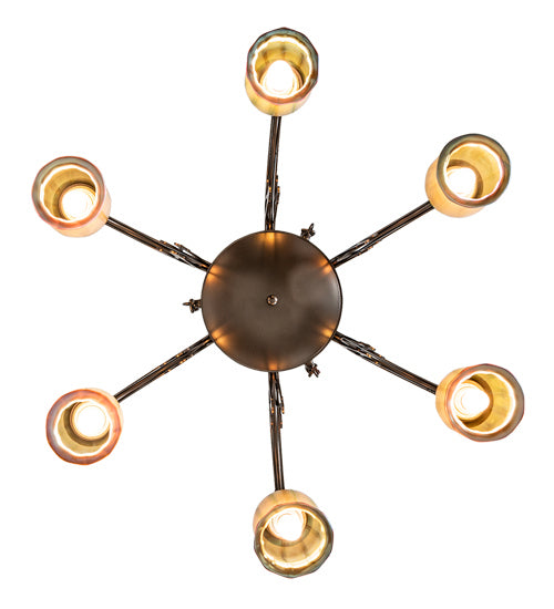 Six Light Chandelier-Mid. Chandeliers-Meyda Tiffany-Lighting Design Store