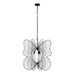 Varaluz - 330P03BL - Three Light Pendant - Monarch - Black