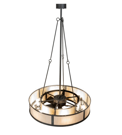 Meyda Tiffany - 210298 - LED Chandel-Air - Smythe Craftsman - Mahogany Bronze