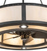 Meyda Tiffany - 210298 - LED Chandel-Air - Smythe Craftsman - Mahogany Bronze